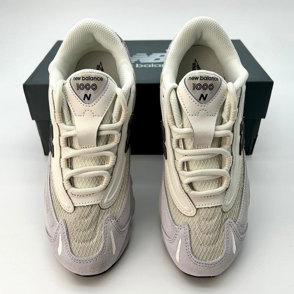 New Balance 1000 Big Kids Sneakers Size 6 White Purple Grey Y2K NEW GC1000SB - Picture 3 of 7